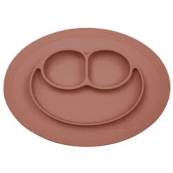 Assiette Antidérapante MINI Mat TERRE DE SIENNE EZPZ