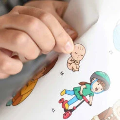 Poster Géant 48 Stickers Le Corps Humain POPPIK -Bébés Produits Magasin jxcxzojt