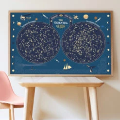 Poster Géant 640 Stickers Phosphorescents Le Ciel POPPIK
