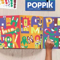 Poster Panoramique 520 Stickers Les Lettres De A à Z POPPIK -Bébés Produits Magasin qp9jrv5n