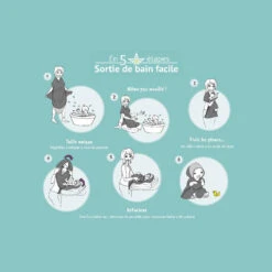 Serviette Tablier Sortie De Bain Cocoon Forêt Enchantée NEOBULLE -Bébés Produits Magasin qxo7cywk 1