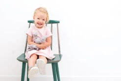 Doudou Floppy En Mousseline Grey HOPPA -Bébés Produits Magasin site1HOP FL MUS 600