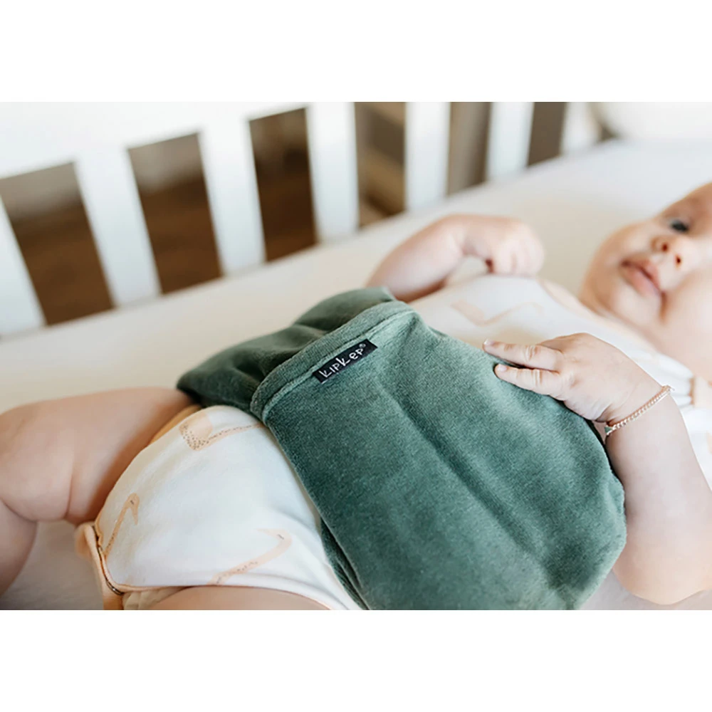 Bouillotte Sèche Déhoussable Aux Graines De Lin - Calming Green KIPKEP 4 Bouillotte Sèche Déhoussable Aux Graines De Lin - Calming Green KIPKEP – Image 2