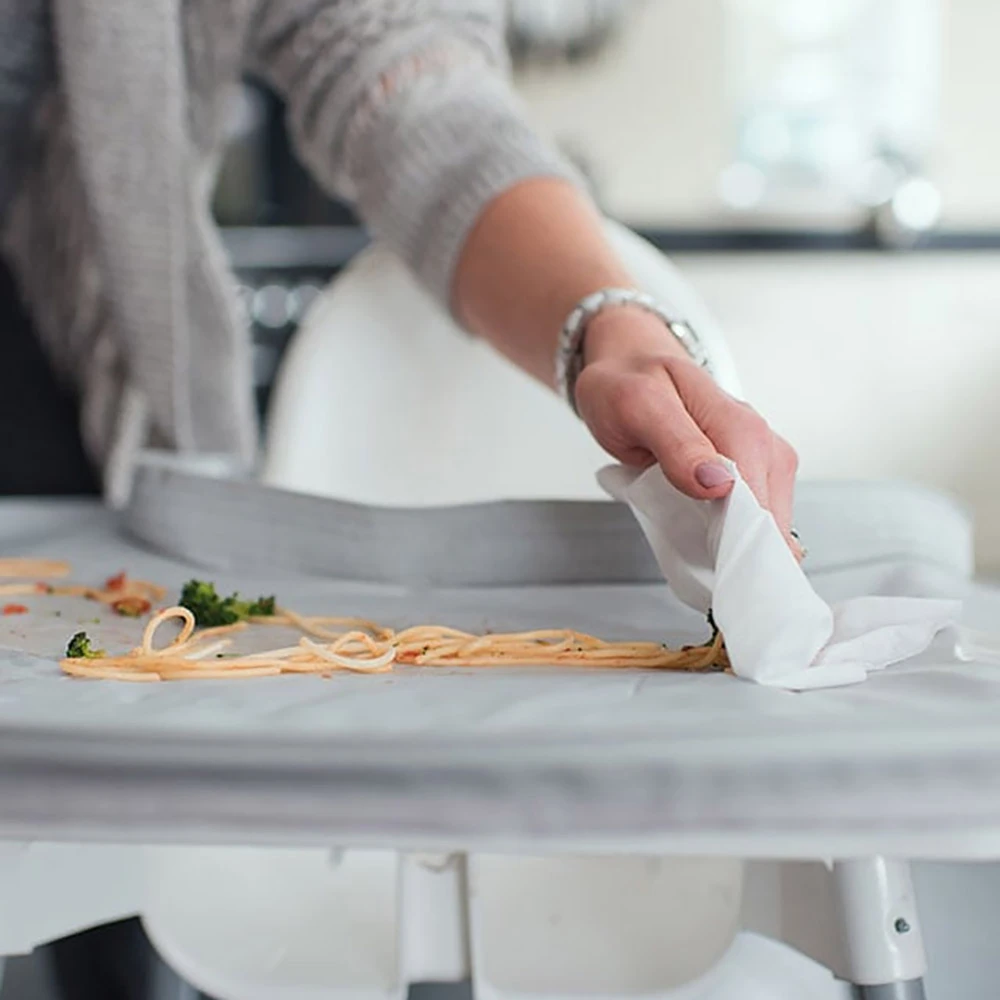 Kit Bavoir Et Plateau Transportable Sage Green TIDY TOT 4 Kit Bavoir Et Plateau Transportable Sage Green TIDY TOT – Image 2