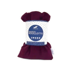 Bouillotte Bandeau Velours Warmies Bordeaux SOFRAMAR