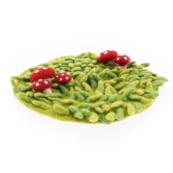 Tapis De Jeu Laine Feutrée  Herbes Et Champignons PAPOOSE TOYS -Bébés Produits Magasin tapis de jeu herbes et champignons papoose 280423 fb