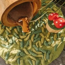 Tapis De Jeu Laine Feutrée  Herbes Set De 2 PAPOOSE TOYS