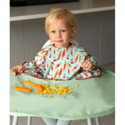 Kit Bavoir Et Plateau Transportable Sage Green TIDY TOT 14 Kit Bavoir Et Plateau Transportable Sage Green TIDY TOT -Bébés Produits Magasin tidy BTK21SG S1