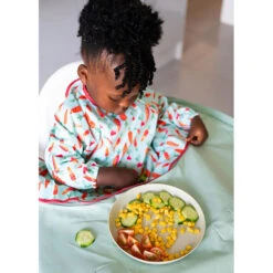 Kit Bavoir Et Plateau Transportable Sage Green TIDY TOT 15 Kit Bavoir Et Plateau Transportable Sage Green TIDY TOT -Bébés Produits Magasin tidy BTK21SG S3