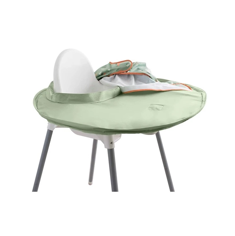 Kit Bavoir Et Plateau Transportable Sage Green TIDY TOT 8 Kit Bavoir Et Plateau Transportable Sage Green TIDY TOT – Image 6