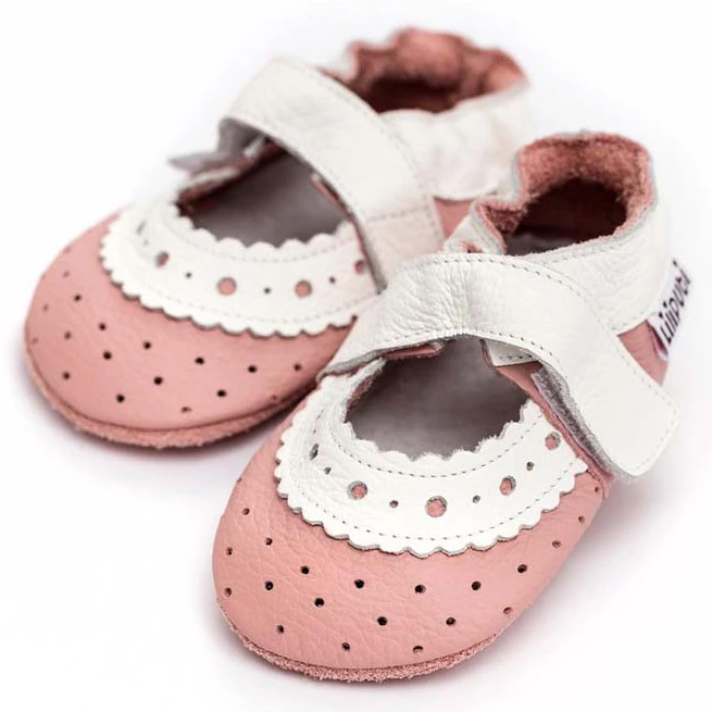 Sandales En Cuir Souple Baby Rose LILIPUTI 3 Sandales En Cuir Souple Baby Rose LILIPUTI