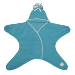 Couverture Etoile Starnug Turquoise TUPPENCE AND CRUMBLE -Bébés Produits Magasin v1 couvertureetoileturquois