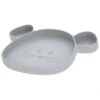 Assiette à Compartiments Ventousée En Silicone Gris LASSIG -Bébés Produits Magasin v1 lassig assiette silicone gris