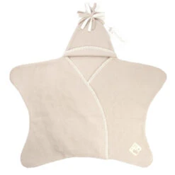 Couverture Etoile Starnug Beige TUPPENCE AND CRUMBLE