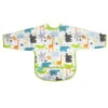Bavoir Manches Longues 6-12 Mois White Jungle KUSHIES -Bébés Produits Magasin v1junglebavoirsml 2