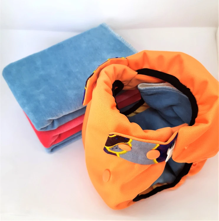 PACK DECOUVERTE Couches Lavables TE2 - Taille 1 (2.5-5kg) - Orange APIAFRIQUE 4 PACK DECOUVERTE Couches Lavables TE2 - Taille 1 (2.5-5kg) - Orange APIAFRIQUE – Image 2