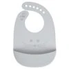 Bavoir En Silicone Gris LASSIG -Bébés Produits Magasin v2 bavoir SILICONE gris