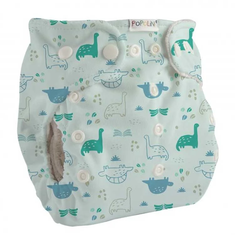 Couche Lavable TE2 - SNAP2FIT - Taille Unique (4-15kg) - Dino POPOLINI 3 Couche Lavable TE2 - SNAP2FIT - Taille Unique (4-15kg) - Dino POPOLINI