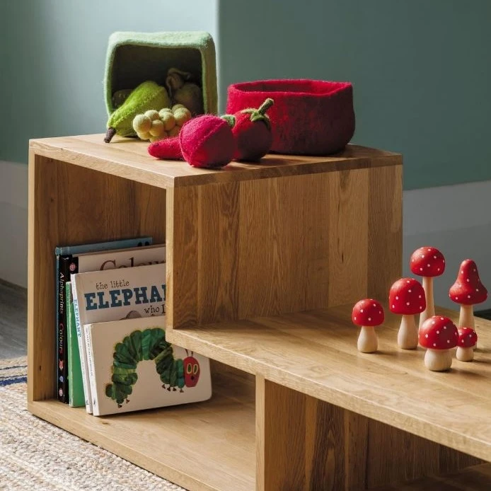 Champignons En Bois Rouge - Set De 7 PAPOOSE TOYS 5 Champignons En Bois Rouge - Set De 7 PAPOOSE TOYS – Image 3