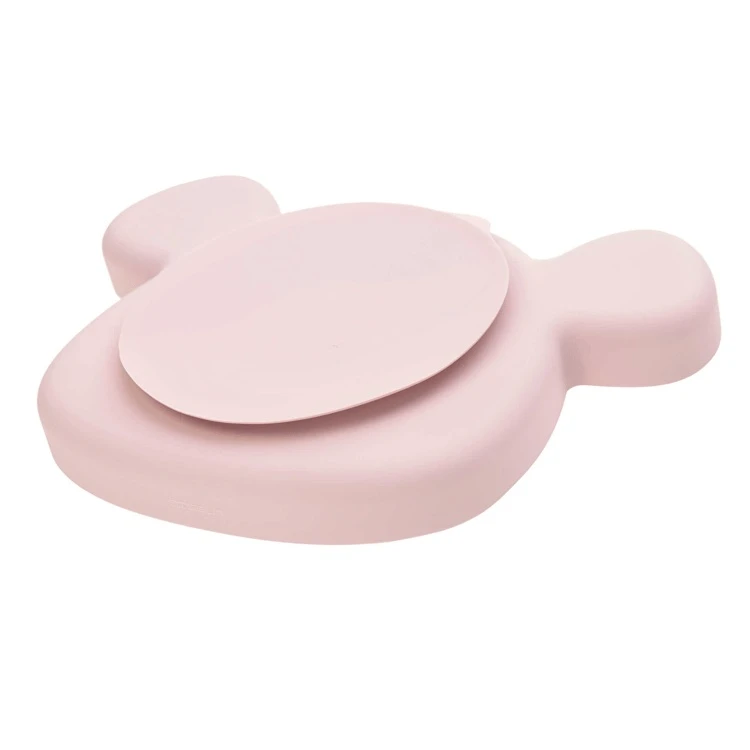 Assiette à Compartiments Ventousée En Silicone Rose LASSIG 5 Assiette à Compartiments Ventousée En Silicone Rose LASSIG – Image 3