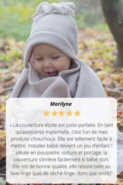 Couverture Etoile Starnug Beige TUPPENCE AND CRUMBLE -Bébés Produits Magasin v8 Tuppence ad 5 avis 270323