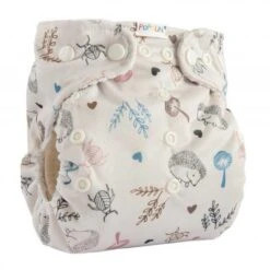 Couche Lavable TE2 - SNAP2FIT - Taille Unique (4-15kg) - Woodland POPOLINI