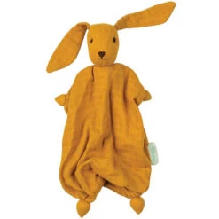 Doudou Tino En Mousseline Ochre HOPPA
