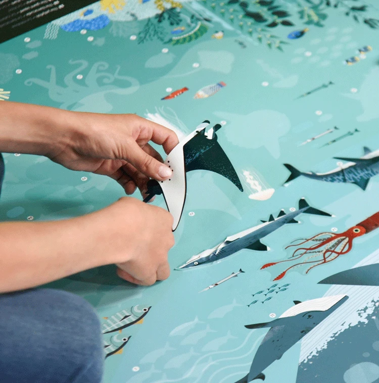 Poster Géant 59 Stickers Océan POPPIK 14 Poster Géant 59 Stickers Océan POPPIK – Image 12